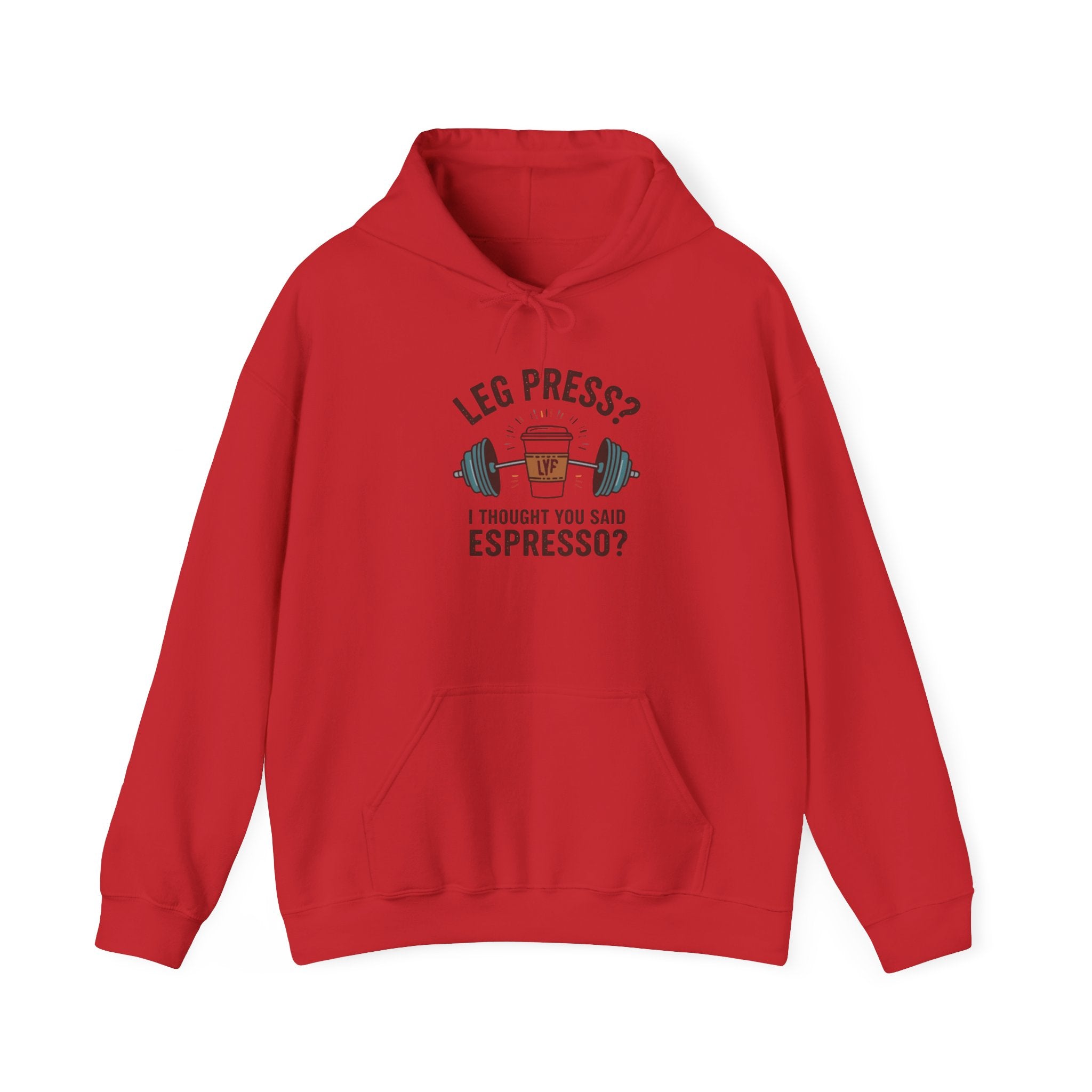 Leg Press Coffee Lovers Hoodie